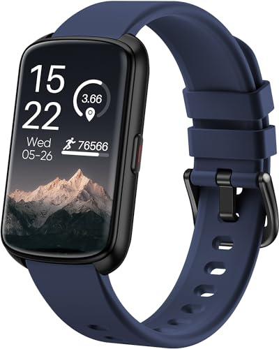 Fitness-Tracker, Smartwatch für Damen und Herren, mit Herzfrequenz-/Blutdruck-/Blutsauerstoff-Monitor, Schlaf-Tracker, Schritt- und Kalorienzähler, IP68 wasserdichte Fitness-Uhren, kompatibel mit
