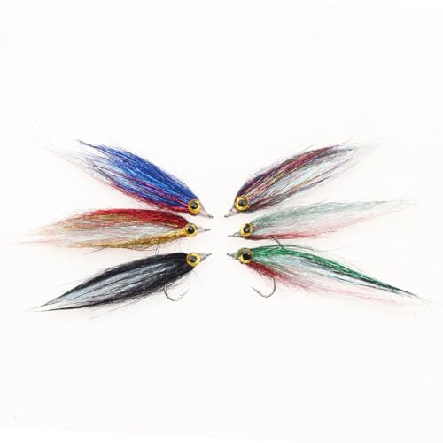 6 cebos artificiales realistas para pesca de salmón, juego de pesca con anzuelo, pesca en agua salada
