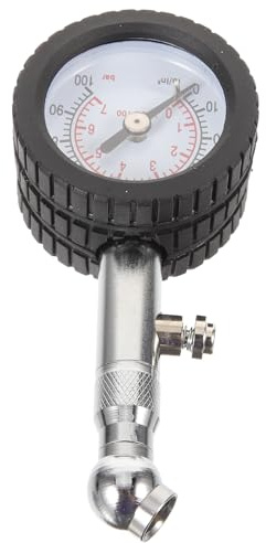 FOMIYES Manomètre Numérique de Pression des Pneus Voiture 0-100 Psi Haute Précision Tête Rotative Testeur Pression Pneus Compact Léger pour Contrôle Sécurité Auto