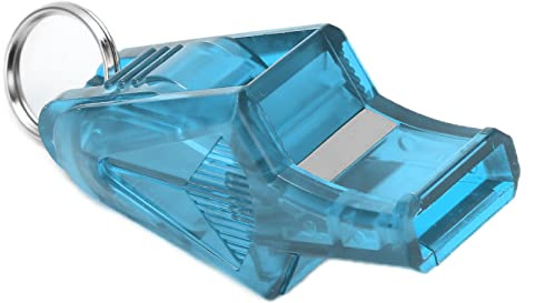 Generic Domarvisselpipa Slitstark Klingande Krispig Visselpipa för Tävlingar och Sporter, Robust Delfinvisselpipa för Tränare, Lärare, Skolor Plast (Himmelsblå)