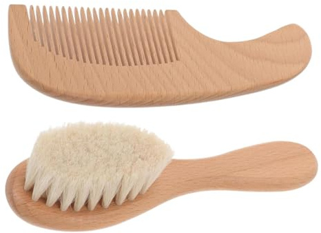 Barnhårborste Och, Ergonomiskt Handtag Av Trä För Pojkar Och Flickor | SkötselOch Hårborste Paketet För - Och Kvällsrutin, Dusch, Bad, Hårutredning, Styling Samt Daglig