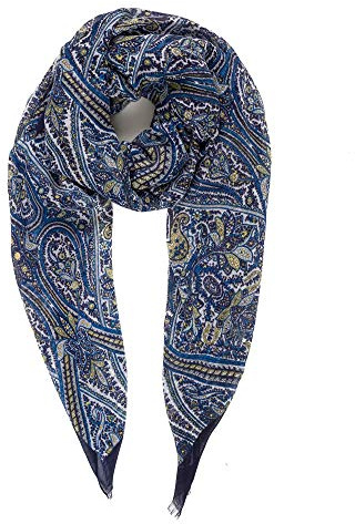 MELIFLUOS DESIGNED IN SPAIN scarf för kvinnor, lättviktig sjal med paisleymönster, modeaccessoar för sommar och höst, används som sjal eller sjalett, one size