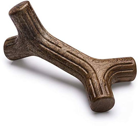 Benebone Maplestick Durable Dog Chew Toy for Aggressive Chewers, Real Maplewood, Made in USA, Large