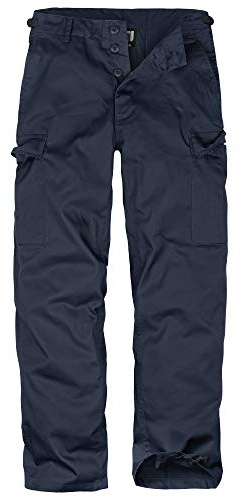 BW-ONLINE-SHOP - Pantaloni cargo da uomo blu navy XXL