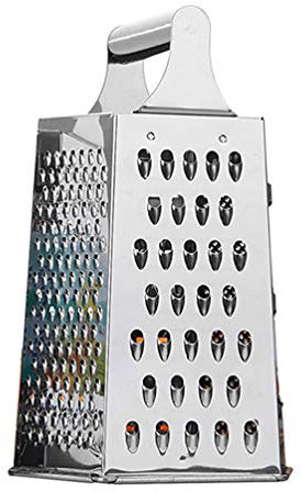 Yardwe 1 Pc Grattugia a Sei Facce Grattugia in Acciaio Inox Grattugia Per Aglio Grattugia Di Parmigiano Grattugia Da Cucina in Acciaio Inox Acciaio Inossidabile Ruotare Contenitore Patata