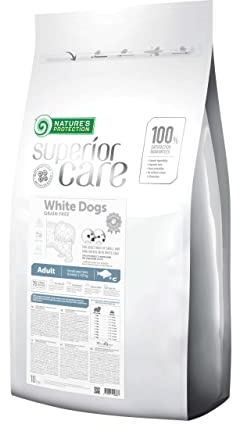 Nature's Protection Superior Care Hundefutter Trocken Getreidefrei für Alle Kleine & Mini-Rassen - Trockenfutter für Hunde mit Weißfisch, Adult Hunde, 10kg