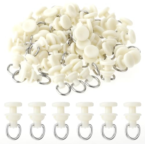 GEEHUA 50 Pcs Plastic Curtain Slide Carrier, Gliders & Pulley Accessories