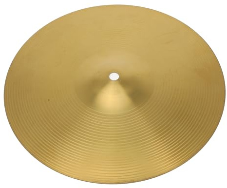 FUNOMOCYA Metal Drum Becken Professionelles Ersatzbecken Für Jazz-drum-set Tragbar Und Leicht Aus Messinglegierung Für Klaren Und Hervorragende Schockabsorption