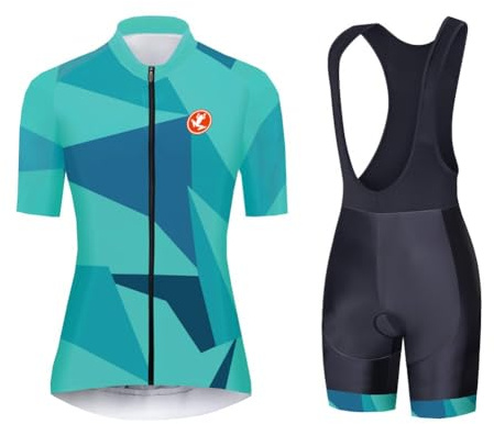 UGLY FROG 2025 Radtrikot Damen Sets Fahrradkleidung Frauen Kurzarm Sommer Fahrradbekleidung Rennrad