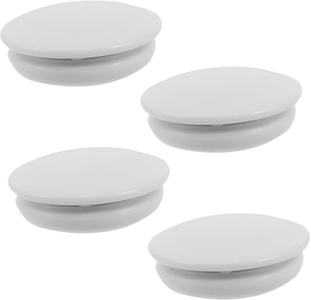 ibasenice Hebilla Magnética para Dorsales de Maratón, 4 Pares, Blanco