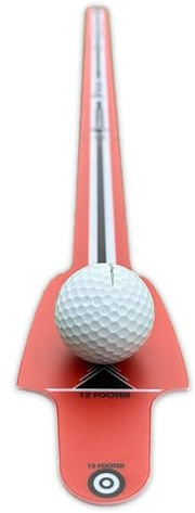 EyeLine Golf Putting Sword – Start Line Putting Trainer – Golf Putting Training Aid Improves Aim, Alignment & Stroke – Works with EyeLine Golf Putting Mirrors (Tour (Red Sword))