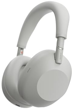 SONY WH-1000XM6 Flagship Noise Cancelling Over-Ear Wireless Bluetooth Headphones, Signature Hi-Res Sound, Ultimate Comfort, Foldable Design - Silver (Renewed)