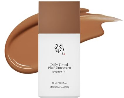 Beauty of Joseon Daily Tinted Fluid Sunscreen 12 Shades for Face Moisturizing Broad Spectrum SPF 30 Korean Skincare 50ml, #MN230