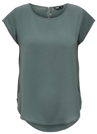 ONLY Vic kortärmad topp, Grön (balsam grön), 40