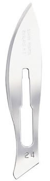 Swann Morton No 24 Sterile Stainless Steel Blades