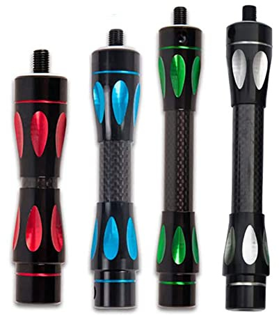 MILAEM Bogenschießen Bogen Stabilisator 4 '' 5 '' 6 '' Balance Bar Verlängerung Bogen Stoßdämpfer für Recurve Compoundbogen
