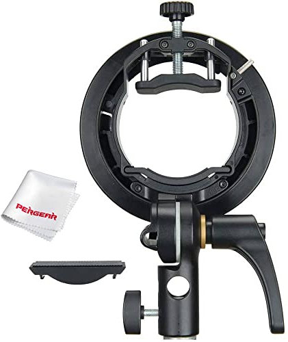 Godox S2 Bowens Blitz Bracket für GODOX V100 V1 Pro AD200 Pro II RS60R RS60BI AD400Pro AD100Pro V860II TT685 TT600 TT350, auch kompatibel mit Sony Canon Nikon Blitzgeräte