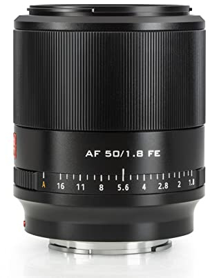 Viltrox AF 50mm F1.8 Camera Lens Full Frame Camera Lens Automatic Focus for Sony FE Mount Suitable for Portrait Architecture Food Street Scenery