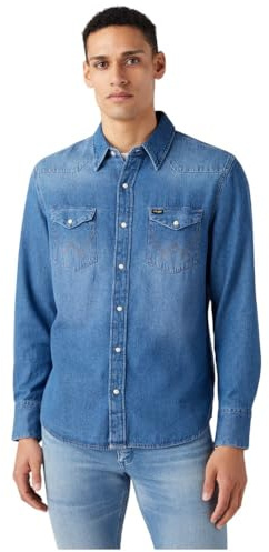 Wrangler T-Shirt pour Homme, Icon Mid Stone, XL