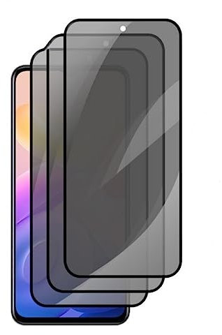 nulala Sichtschutz Schutzfolie für vivo S10, 3 Stück Gehärtetem Glas Folie Panzer Schutz DisplaySichtschutz Anti-Spy Schutzfolie für S10 [Kratzfest, Anti-Fingerprint]