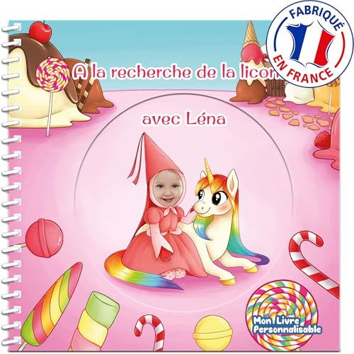 Livre personnalisé pour enfant avec prénom et photo | A la recherche de la licorne | Cadeau original