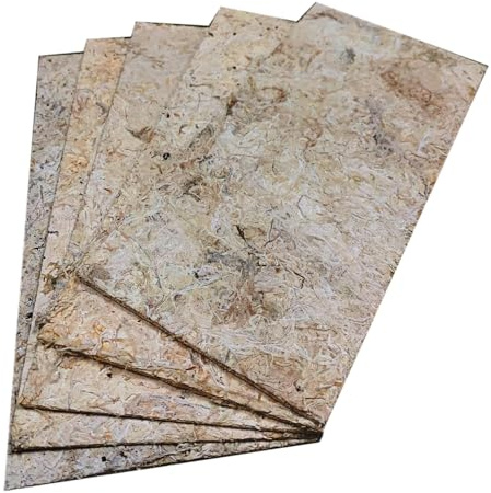 TropicShop Sphagnum Moos Ziegel: Perfekt für Terrarien, Ideal für Pflanzen & Klima (5 Platten á 7,5-10g)