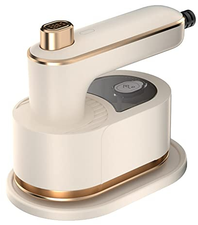 KICHI Mini Fer à Repasser éLectrique Portatif pour VêTement à Vapeur Machine à Repasser en Tissu à Vapeur SèChe et Humide Une Prise UE