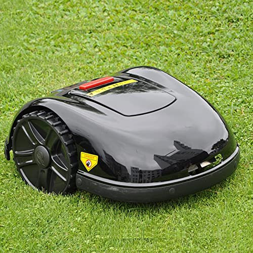 Robot Tondeuse À Gazon App,Tondeuse À Gazon BluetoothHover Collect avec Hauteur Coupe Réglable 2,5-5,5cm Et Vitesse35m/min,heurestravail Prédéfinies,Fil Délimitation,pour Pelouse2700piedscarrés