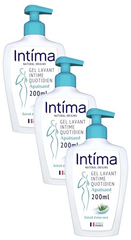 Intima - Gel Intime Femme Apaisant à l'Aloe Vera - 200 ml (Lot de 3)