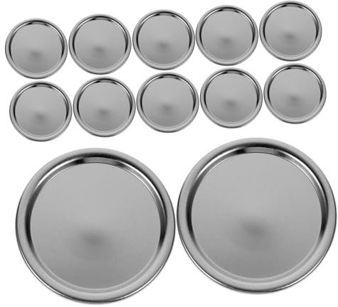 Cabilock Tapas para Tarros De Boca Ancha 48 Tapas Metálicas Multiusos y Resistentes