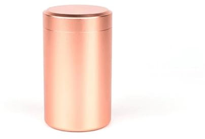 Dried Fruit Storage Jars 4pcs 140ml Multi-Functional Mini Metal Cans Airtight Aluminum Stash Jar Storage Container Coffee Beans Box Dried Fruit Box For Seeds Nuts(Pink)