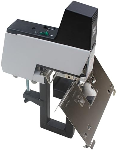 106 Auto Electric Stapler-Saddle Stitching Machine Binder 2-50 Sheets Heavy Duty Flat and Book Binding Machine,with Pedal