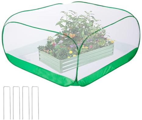 Mesh Netting for Plants,Blueberry Cover for Bushes - Heavy Duty Fine Mesh Pop-up Protective Cover for Blueberry Bushes, Strawberry Plants