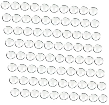 Cabilock 300pièces Perles de Verre Plates Billes de Verre Transparentes Perles Décoratives Remplissage de Vases et Aquarium Centres de Table