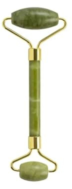 Rouleau de massage en jade naturel pour le visage et le cou