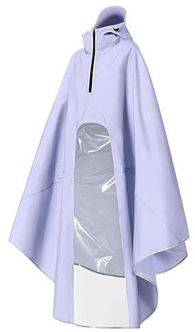Flkiglm Ponchos de pluie pour adultes - Protection contre la pluie pour adultes, cape en tissu Oxford imperméable, protection contre la pluie haute pour l'extérieur, festival, camping, pêche