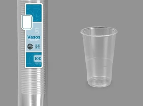 LP Divertissements Lot de 100 gobelets réutilisables Transparents 25cl