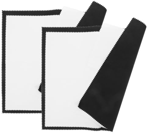 FIXOSHEE 2pcs Jewelry Polishing Cloth Silverware Cleaner Polishing Cloths for Jewelry Wipes for Wedding Holiday Party