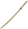 Haller Bokken 30600 Daito aus Holz Übungskatana für Aikido, Iaido und andere Kampfkünste