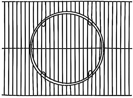 tepro Grillzubehör Universal Guss-Grillrost-Set mit Rost-in-Rost-System, Grillfläche: ca. 71,5 x 46 cm