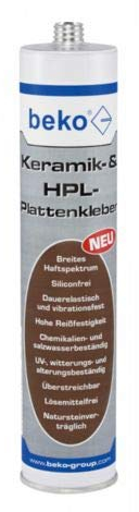 beko Keramik- & HPL-Plattenkleber, 310 ml - schwarz