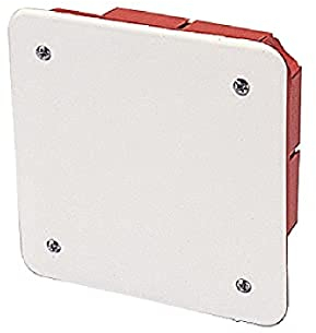 Poly Pool PP0585 Recessed Junction Box With Lid - Electrical Wall Box With Screws for Fixing Lid - Made in Italy