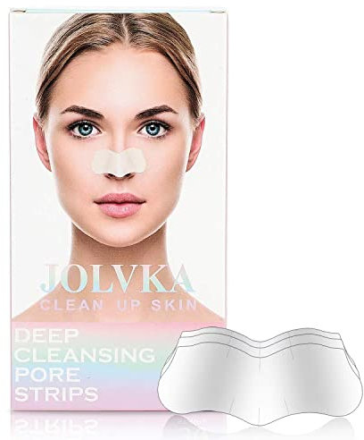 JOLVKA Blackhead Remover Strip - 65 Strips - Charcoal Blackhead Pore Strips for Face Nose Pores - Blackhead Strip - Pore Cleaner