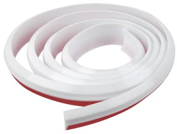 2M Shower Seal Strip, Wet Room Bathroom Floor Barrier, Shower Tray Sealing Strip, Silicone Bath Edging Seal Trim Strip, Bathroom Sealant