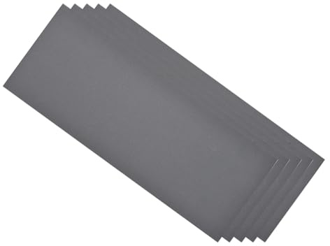 CoCud Wet Dry Sanding Sheets, 9 Inch x 3.6 Inch 2000 Grit Sandpaper Sheets Silicon Carbide - Applications: for Furniture, Hobbies and Home Improvement, Drywall, Wood, Metal, 5 Pieces