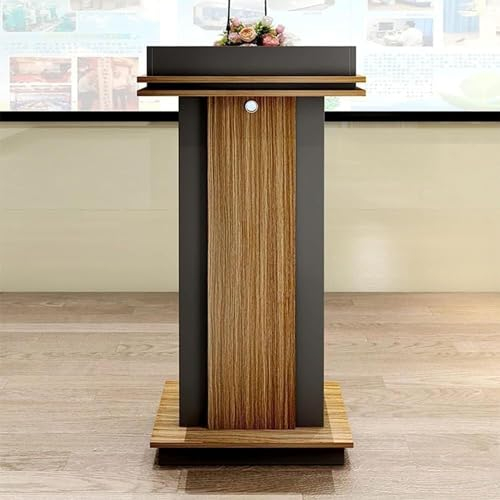 BZJPRFC Podiumsständer, EIN Lehrpodest Mit Einer Schallwand Zur Verbreiterung Der Lesefläche, Geeignet for Restaurants, Kirchen, Reden, Hochzeiten, Schulen Und Büros