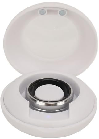 Yunir Smart Ring Health Tracker, Smart Ring for Fitness Sleep Heart Rate Blood Oxygen Tracker, Tracker Rings for IP68 Water Resistant Bluetooth Fitness, for Best Gift Give (No. 8)