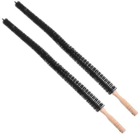JEWEDECO 2pcs Washing Machine Cleaning Brush for Drum Dryer Vent Heavy Duty Bristles Flexible Handle Easy Maintenance Tools Kit