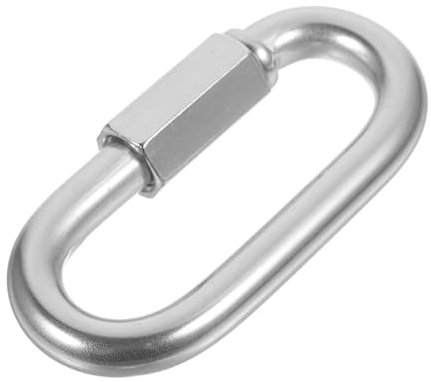 Zerodeko Moschettone Bloccaggio Piccolo Maglia Catena Maglie Rapide Per Catena in Acciaio Inox Resistente Alla Corrosione e Durevole
