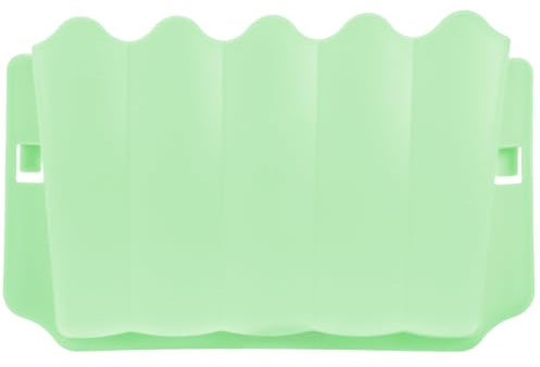 Homoyoyo Comedero para Conejos y Cobayas Colgante, Estante para Heno Lavable, Plástico Verde, Tamaño Mediano, para Jaulas de Mascotas Pequeñas, Apto para Chinchillas y Hámsters